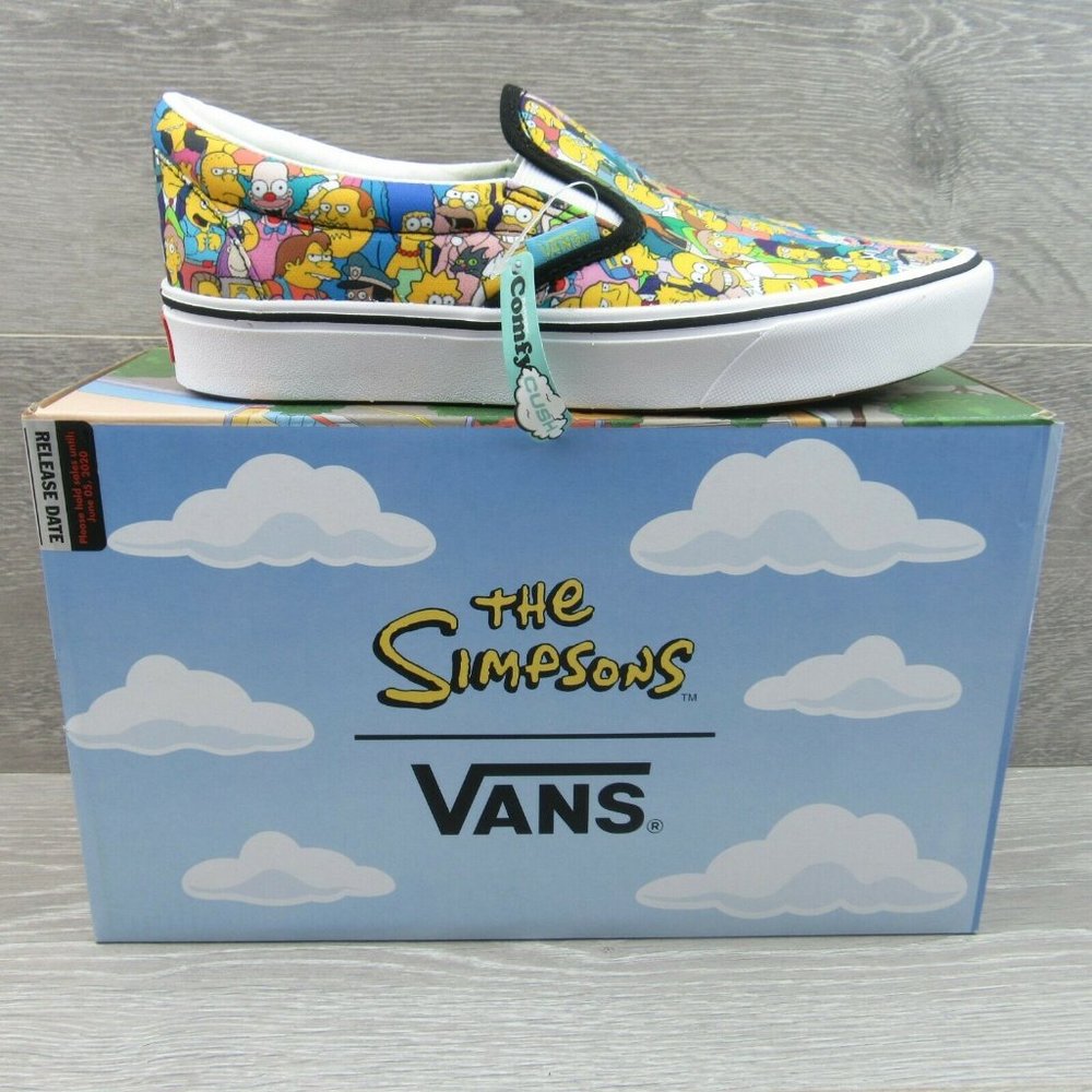 Vans x The Simpsons Slip On ComfyCush Springfield - Picture 3 of 14